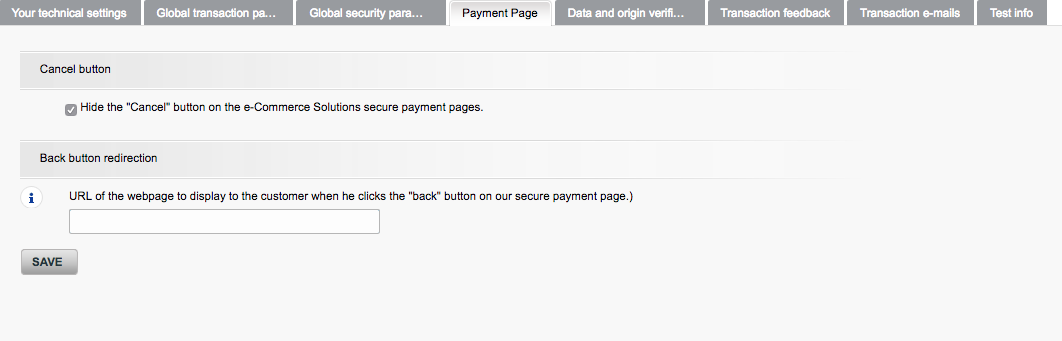 Global Transaction Parameter